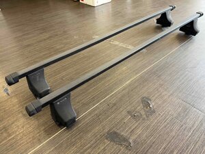 中古★トヨタ純正 THULE べースキャリア★車種不明/全長約142cm★スーリー/ルーフキャリア/鍵付き★即納