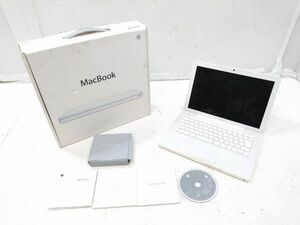 ♪ジャンク Apple MacBook A1181 起動しないためスペック不明 取説類/元箱付き A060605B @100♪