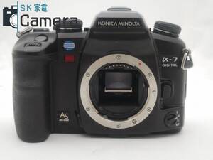 【中古】 KONICA MINOLTA α-7 DIGITAL 本体のみ コニカミノルタ ジャンク