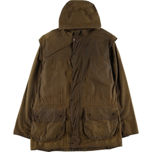 古着 00年代 バブアー Barbour CLASSIC DURHAM クラシック ダーハム ワックスコットン オイルドジャケット C38 メンズM相当 /eaa499797