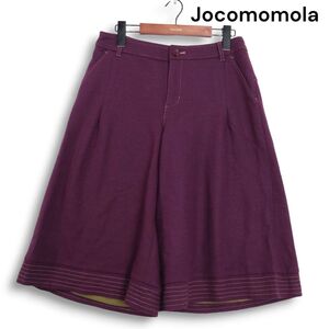 Jocomomola ホコモモラ シビラ 秋冬★ ウール100% ワイド ハーフ パンツ Sz.42 レディース　K4B00930_B#Q