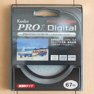 Kenko ケンコー PRO 1 プロ プロテクター 67 mm 超薄枠 デジタル カメラ フィルター レンズ 保護 最高品質 ローレット マルチコート