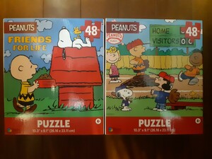 PEANUTS SNOOPY PUZZLE 48ピース×2セット