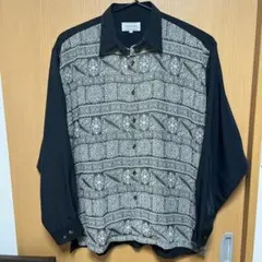 BAZZANTI バザンティ メンズ総柄シャツ 昭和レトロ