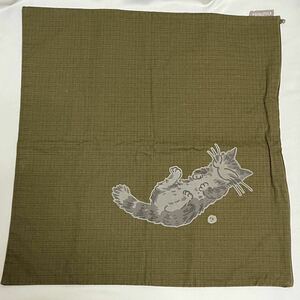 わちふぃーるど ダヤン 座布団カバー グリーン Wachifield DAYAN 猫 55×53cm 福袋の袋