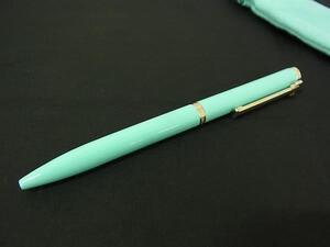 1円 ■美品■ TIFFANY＆Co ティファニー Tクリップ SV925 ツイスト式 ボールペン 筆記用具 ステーショナリー ティファニーブルー FF3779