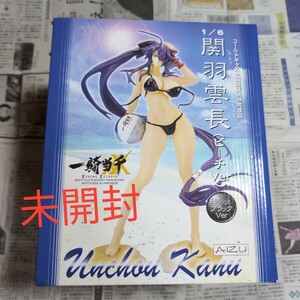 未開封 一騎当千 関羽雲長 ビーチ ブラックVer. 完成品フィギュア