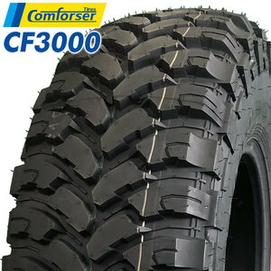 【2024年製】 COMFORSER LT185/85R16 98/95Q 6PR CF3000J ブラックレター MTタイヤ マッドタイヤ 1本