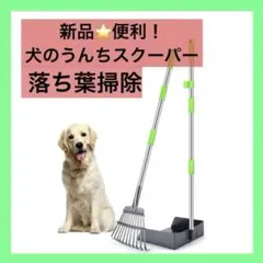 掃除用具くわ⭐️ロングハンドル 犬のうんちスクーパー ペット 清掃落ち葉 掃除