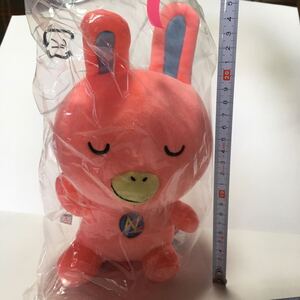 NOVA USAGI (ノバうさぎ) ぬいぐるみ(体高約26cm、横幅約16cm、奥行約13cm、紙袋付、箱無し)B 2024春　袋未開封・未使用品