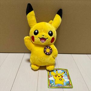 ポケモンセンター限定 2011年 ポケモンセンタートウホク限定 がんばリボンをもったピカチュウ ぬいぐるみ 完品