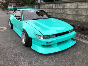 S13シルビア　フェンダーKIT！前後BODYKIT（4P)　75ｍｍWIDE ★ハイクオリティー日本製★