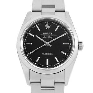 ロレックス エアキング 14000M ブラック バー F番 中古 メンズ 腕時計