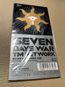 TM NETWORK seven days war シングルCD 新品未開封　小室哲哉　宇都宮隆　木根尚登