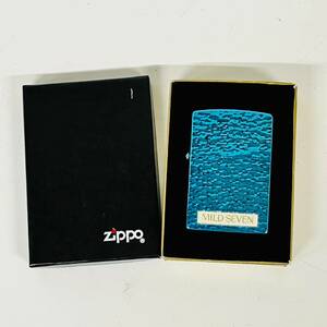 1円~【火花確認済】ジッポ ZIPPO オイルライター 1998年製 マイルドセブン MILD SEVEN 両面ハンマートーン 喫煙具 煙草道具 J140571