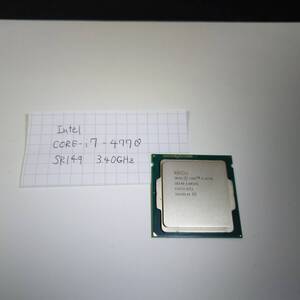 中古 Intel CORE-i7 4770(通し：無印)