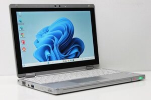 1円スタート ノートパソコン 2in1PC Windows11 WPS office搭載 Panasonic レッツノート CF-RZ6 第7世代 Core i5 SSD256GB メモリ8GB