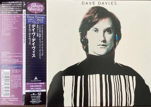 デイヴ・デイヴィス　DAVE DAVIES キンクス　紙ジャケ　帯付き