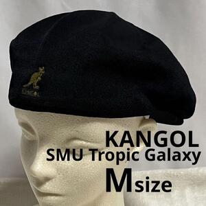 KANGOL SMU Tropic Galaxy ハンチング ブラック ゴールド カンゴール 栗原 正規品 八方型ハンチング サイズM