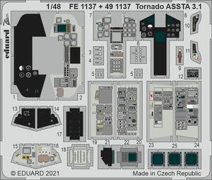 エデュアルド(FE1137) 1/48 トルネード ASSTA 3.1用内装エッチングパーツ(レベル用)