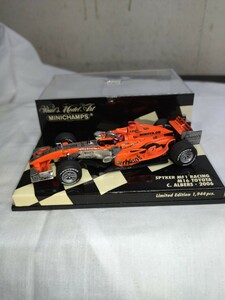 ミニチャンプス 1/43 PMA スパイカーMF1レーシング M16トヨタ クリスチャンアルバース 2006 TOYOTA SPYKER Christijan Albers 400060119