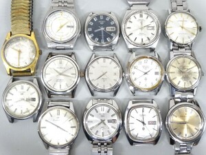 ジャンク 14点セット まとめて SEIKO セイコー QT 3802-7031 6102-8000 6106-7000 7619-9041 5126-7000 J13046 他 自動巻き 等 腕時計