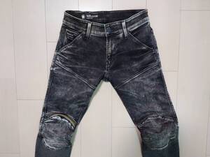 G-STAR RAW♪5620 3D ZIP KNEE SUPER SLIM♪初版♪ジースター♪ストレッチ♪希少♪W29 L32♪81617F 6009 5768