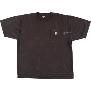 古着 カーハート Carhartt 半袖 ワンポイントロゴポケットTシャツ メンズXL /eaa432762