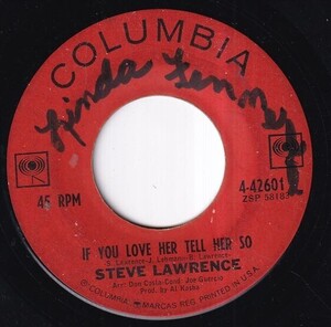 Steve Lawrence - Go Away Little Girl / If You Love Her Tell Her So (B) OL-R428