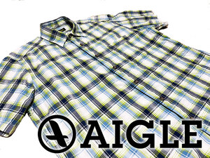 エーグル AIGLE アウトドア半袖シャツ 表記サイズL