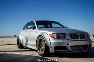 オーバーフェンダー BMW 1シリーズ E82 100mm ABS製 左右2枚セット New School Clinched