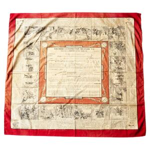 希少 1874 French Military Vintage bandana バンダナ スカーフ ファストカラー エレファント クロス 大判 ヴィンテージ ビンテージ