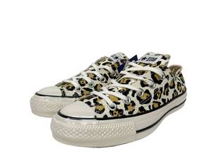 CONVERSE (コンバース) ALL STAR US LEOPARD OX オールスター レオパード ヒョウ柄 1SD555 23cm US4 ホワイト レディース/028