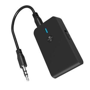 2Way 3.5mm AUX オーディオ 2in1 Bluetooth トランスミッター Bluetooth レシーバー 3.5mm 無線音声受信器＆送信器 両用 薄型設計 BT5.0