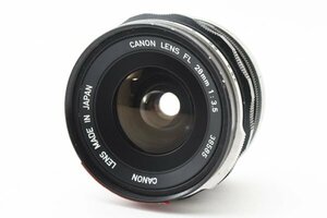 ADS4865★ 現状品 ★ キヤノン CANON LENS FL 28mm F3.5