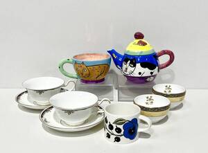 蘇さ(MMY20)　洋食器　おまとめ ウェッジウッド　WEDGWOOD　カップ＆ソーサー　湯のみ　アラビアパラティッシ　カップ 他 中古品 100サイズ