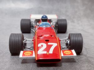 1/18 エグゾト フェラーリ 312B ベルギーGP 1970 #27 ジャッキー・イクス　EXOTO ドライバー付き　京商