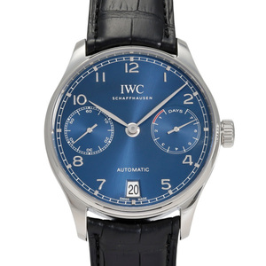 IWC ポルトギーゼ オートマティック IW500710 ブルー文字盤 新品 腕時計 メンズ