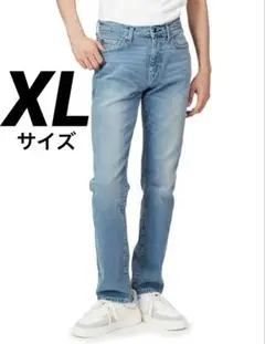 【新品】 ジーンズ XLサイズ ライトウォッシュ スキニー ストレッチ メンズ