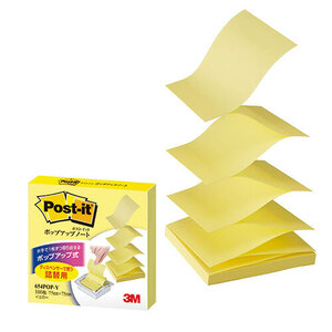 まとめ得 3M Post-it ポストイット ポップアップノート詰替え用 イエロー 3M-654POP-Y x [6個] /l