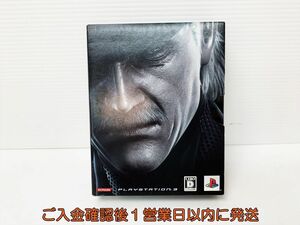 【1円】PS3 メタルギア ソリッド 4 ガンズ・オブ・ザ・パトリオット (スペシャルエディション) ゲームソフト プレステ3 B06-114rm/F3