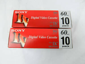 SONY miniDVテープ DVM60 60分20本 未使用品