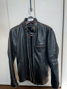 ショット Schott 希少サイズ32 641 シングルライダース ボアライナー付 ブラック　