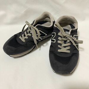 ニューバランス　靴　シューズ　M340　旧モデル　23~23.5 スニーカー　NEW BALANCE ブラック 訳あり　古着　ビンテージ　VINTAGE 