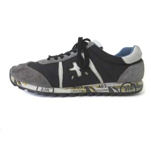 プレミアータ PREMIATA PREMIATA WHITE LUCY 1008 スニーカー シューズ ブラック グレー 42 26.5cm～27.0cm相当 メンズ