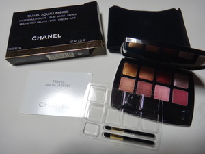 ★ シャネル CHANEL トラベルメイクアップ パレット TRAVEL AQUALUMERES 8g /中古