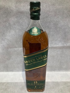 【未開栓】[大黒屋]　JOHNNIE WALKER　ジョニーウォーカー グリーンラベル 15年 GREEN LABEL 1000ml 43% スコッチウイスキー