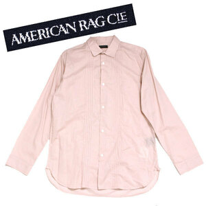 新品 AMERICAN RAG CIE ローンピンタックシャツ 定価14,000円 size2 ライトピンク GTR-M161-SH051 アメリカンラグシー メンズ