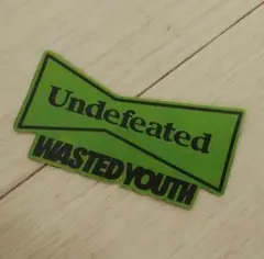 UNDEFEATED wasted youth ステッカー