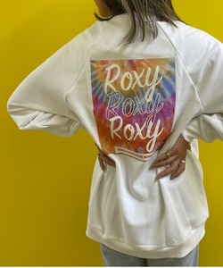 「ROXY」 スウェットカットソー MEDIUM ホワイト レディース